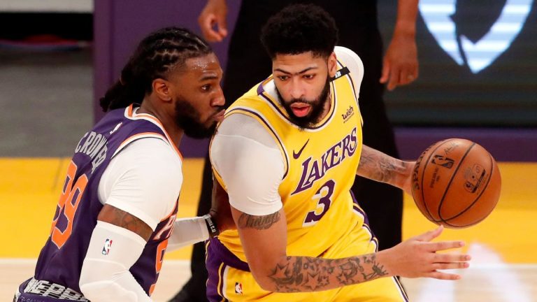 Los Angeles Lakers' Anthony Davis out for Game 5 vs. Suns due to strained groin
