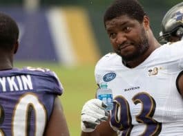 Baltimore Ravens' Calais Campbell donates $30K to help change Denver school from Rebels to Ravens