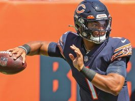 Justin Fields' touchdown drive in Chicago Bears debut is a slow start.