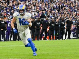 Cooper Kupp, Los Angeles Rams, says that breaking receiving records would 'not hold the same weight' during a 17-game season
