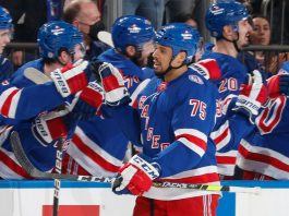 Ryan Reaves, New York Rangers: 'Proving to the league that it's a contender' takes over first place