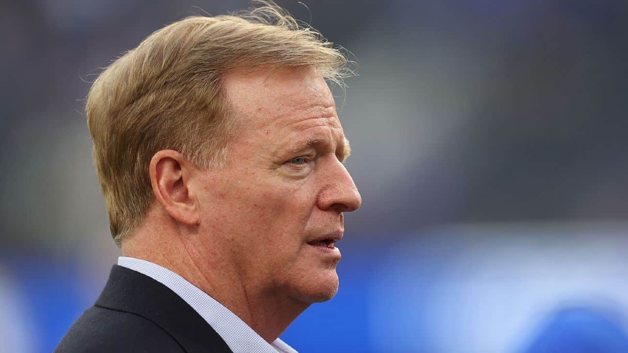 Roger Goodell, the NFL Commissioner, and multiple team owners meet with civil right leaders to discuss diversity when hiring