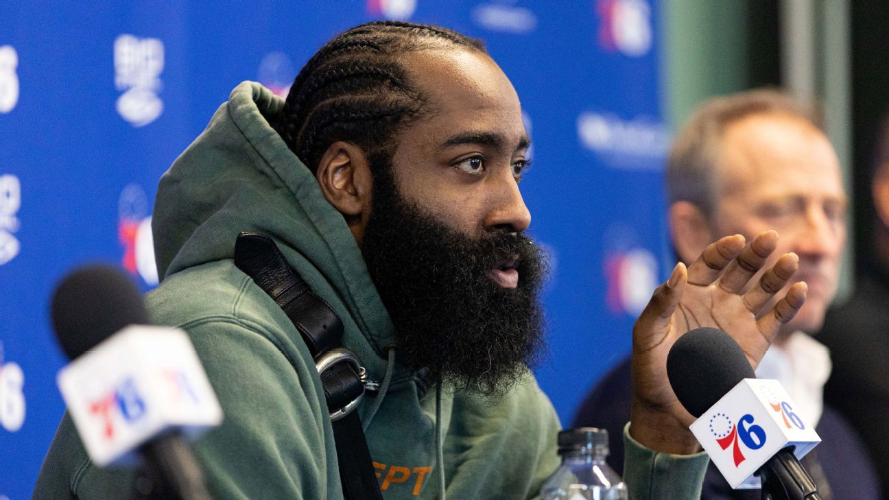 After blockbuster deal, James Harden declares that Philadelphia 76ers are aiming for a NBA championship