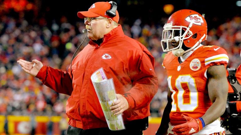 Andy Reid, Kansas City Chiefs Coach, claims Tyreek Hill Deal was made due to salary-cap issues. There's no rift between them