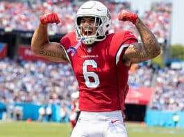 On a three-year deal, RB James Conner will remain with the Arizona Cardinals