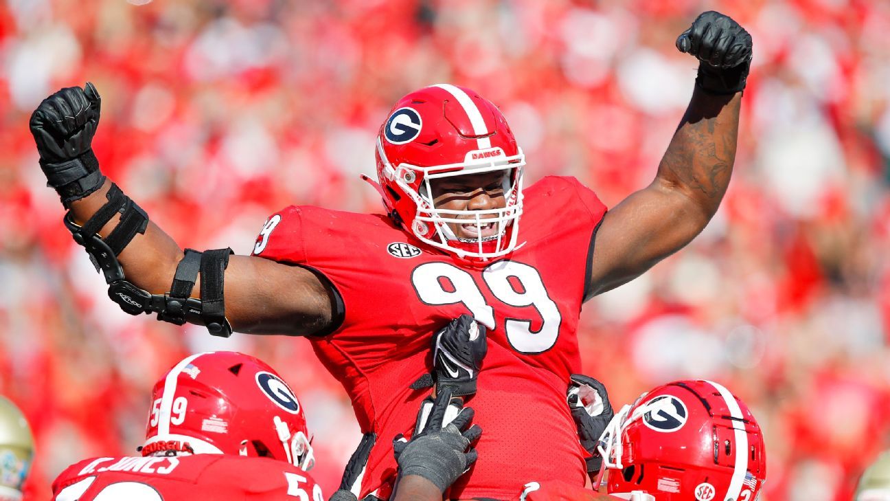 Georgia Bulldogs defense breaks NFL draft record by securing 5 first-rounders
