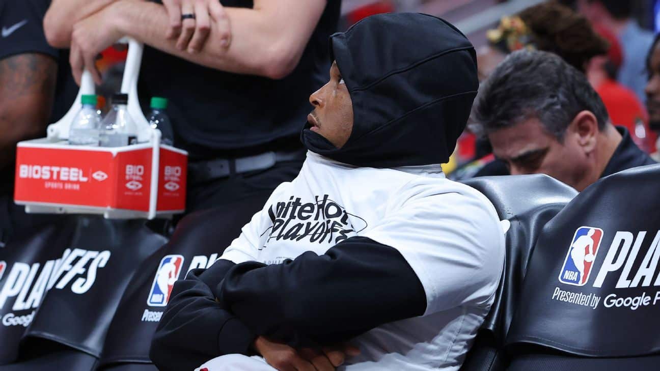 Miami Heat's Kyle Lowry has left with a hamstring strain; Game 4 status is in air