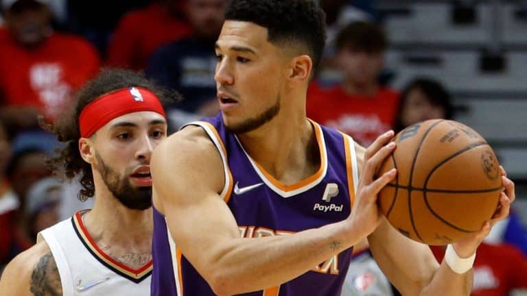 Phoenix Suns fined $25,000 after failing to report Devin Booker’s injury status during their first round win
