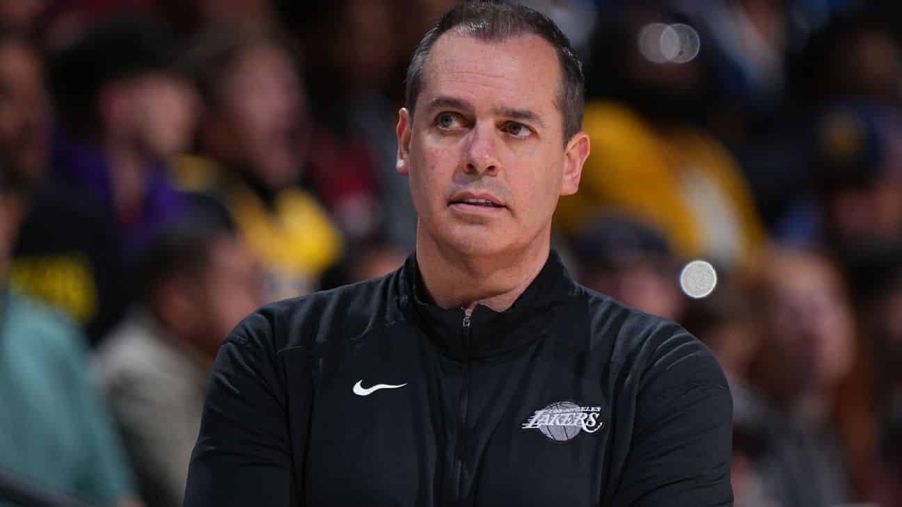 Los Angeles Lakers fire Frank Vogel, after disappointing 33-49 Season. The team plans a'methodical' search to find a new HC