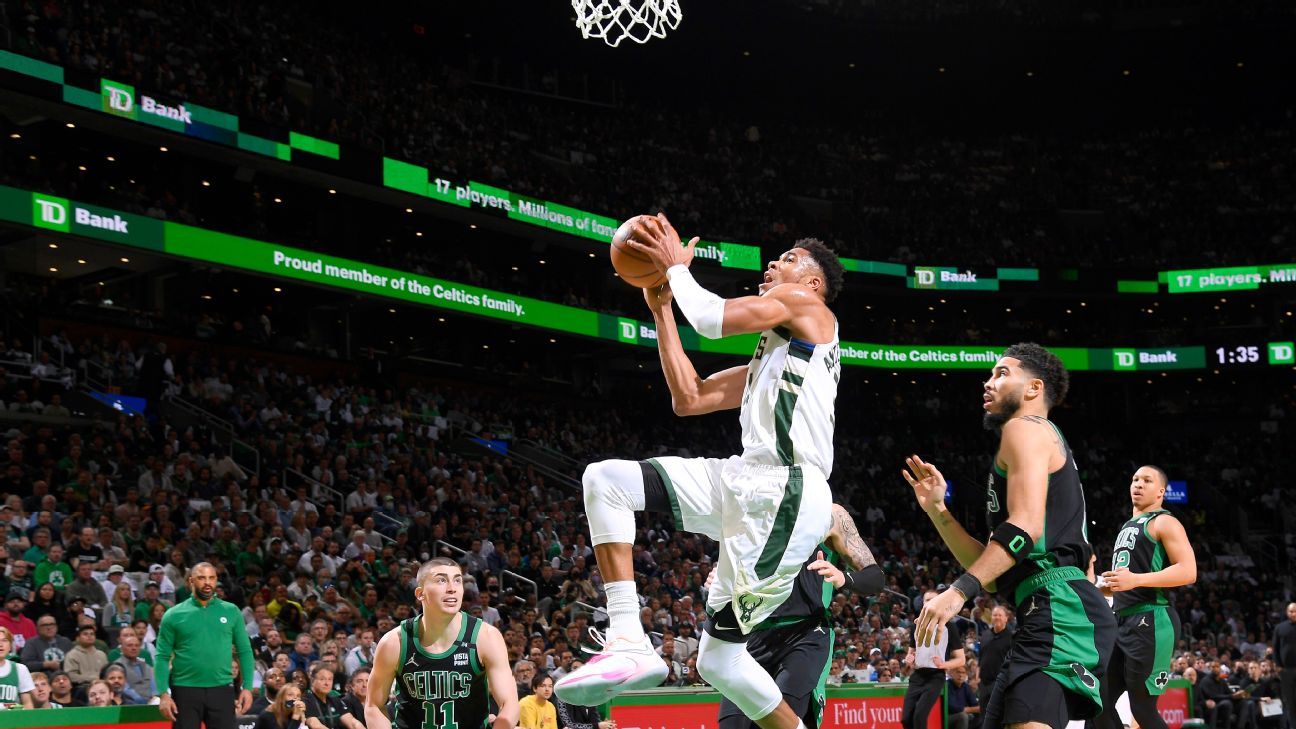 Boston Celtics are 'hit in the mouth' by Milwaukee Bucks in their physical Game 1.