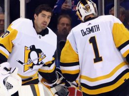Pittsburgh Penguins will stand behind'solid Louis Domingue. They will instead focus on doing a better job vs. New York Rangers Game 3.