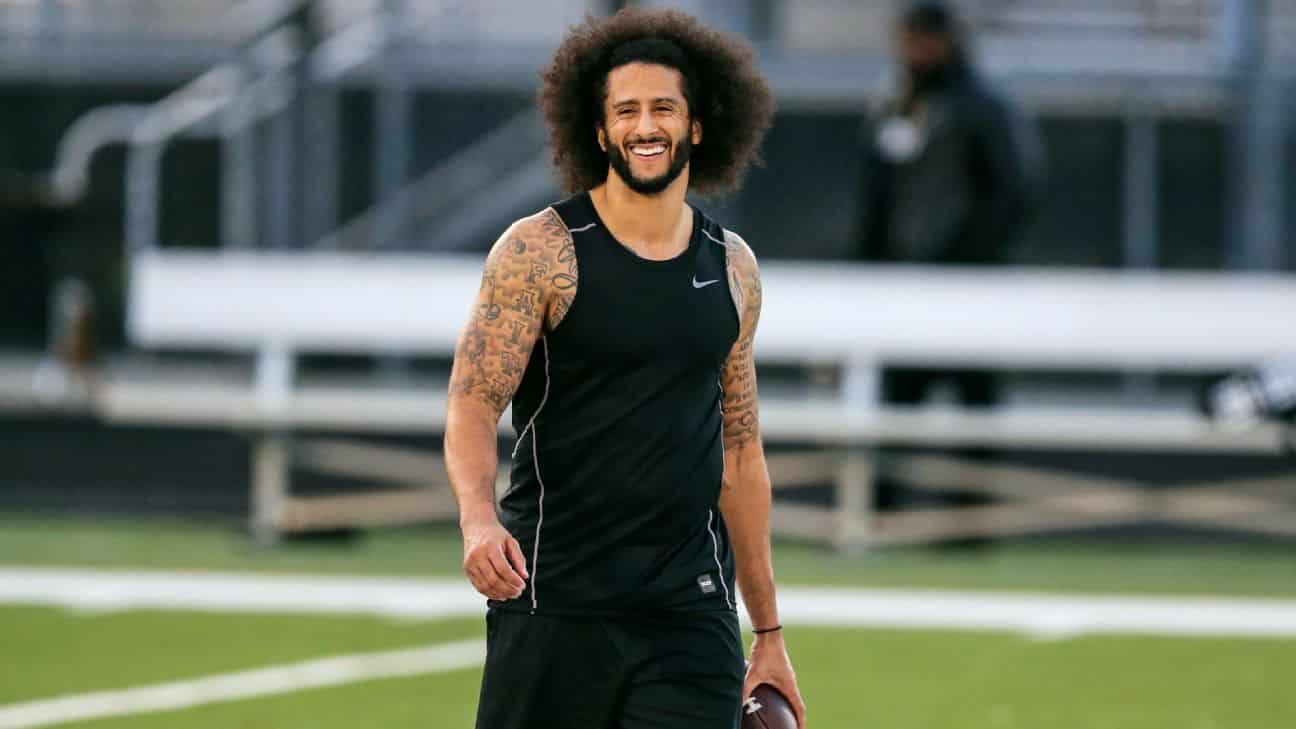 Colin Kaepernick's training session with the Las Vegas Raiders was positive, but no deal is imminent