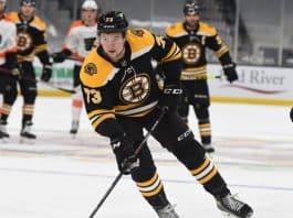 Boston Bruins D-men Charlie McAvoy and Hampus Lindholm are out for Game 5.