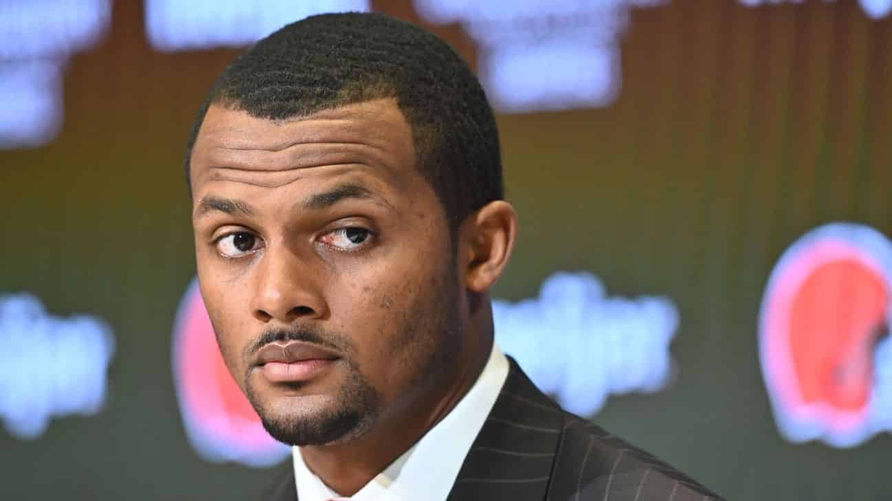 Browns' Watson wraps up a busy week in NFL investigation