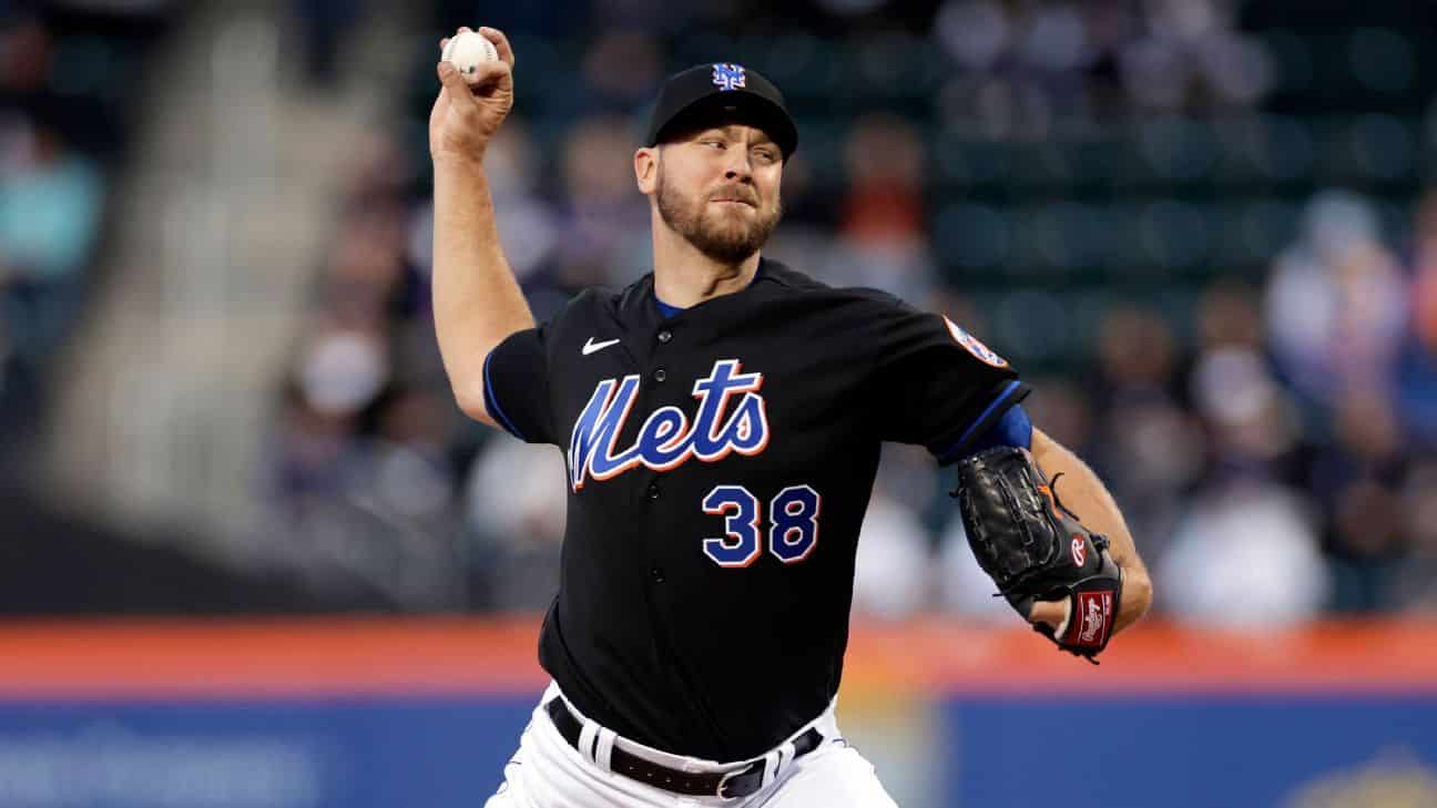 Tylor Megill, New York Mets pitcher, out for 4 weeks. Eduardo Escobar is back from the hospital
