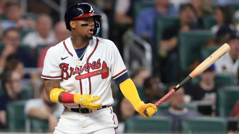 Ronald Acuna Jr., Atlanta Braves, can't take pressure off his feet after foul-ball