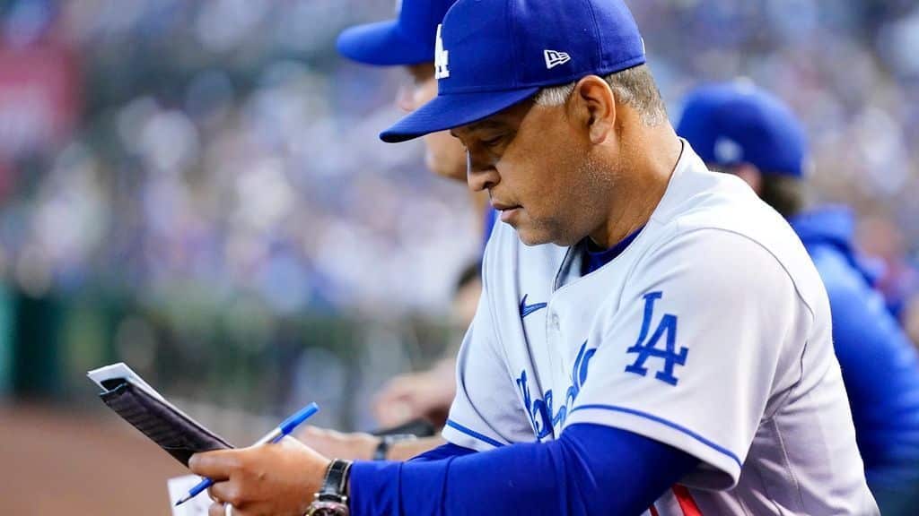Los Angeles Dodgers skipper Dave Roberts was barred from pitching by Umpires