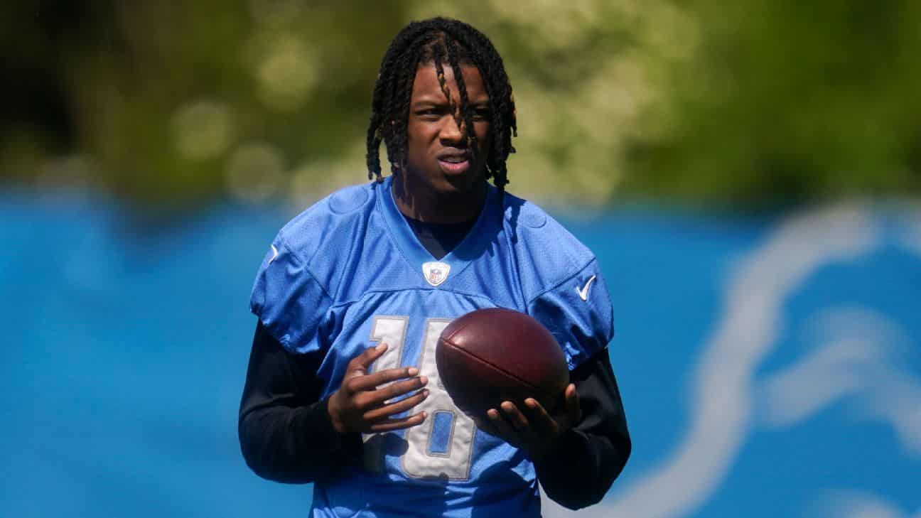 Detroit Lions coach Dan Campbell doesn't expect rookie WR Jameson Williams to be available for training camp