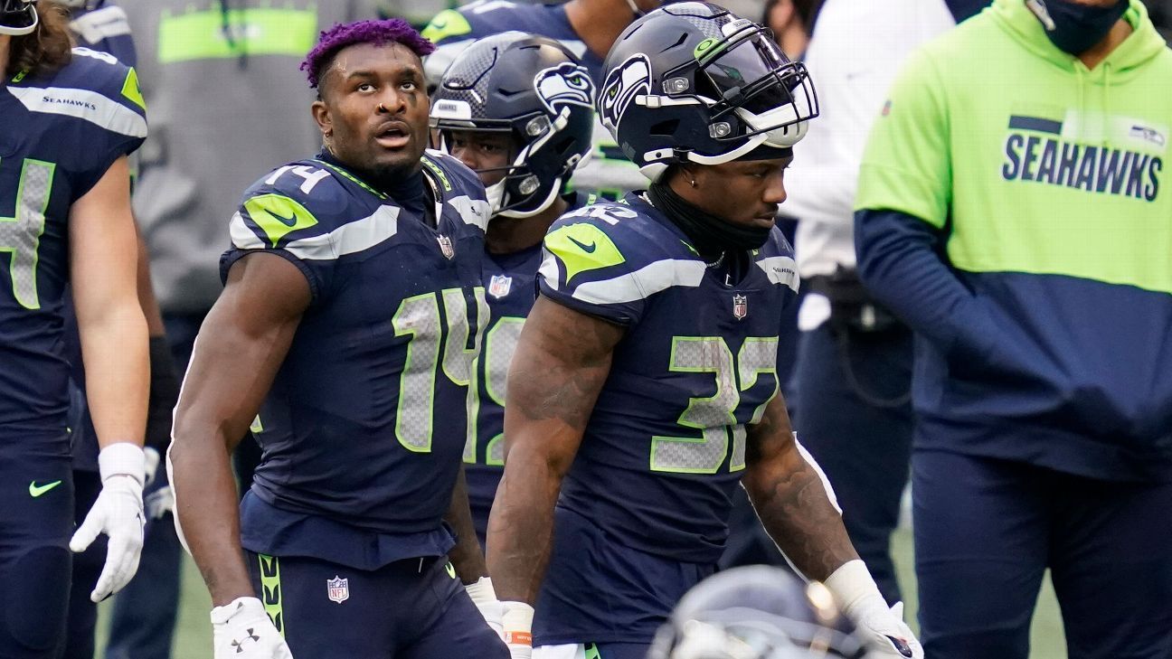 Pete Carroll optimistic that Seattle Seahawks and DK Metcalf will reach a deal. However, Chris Carson is uncertain of his future.