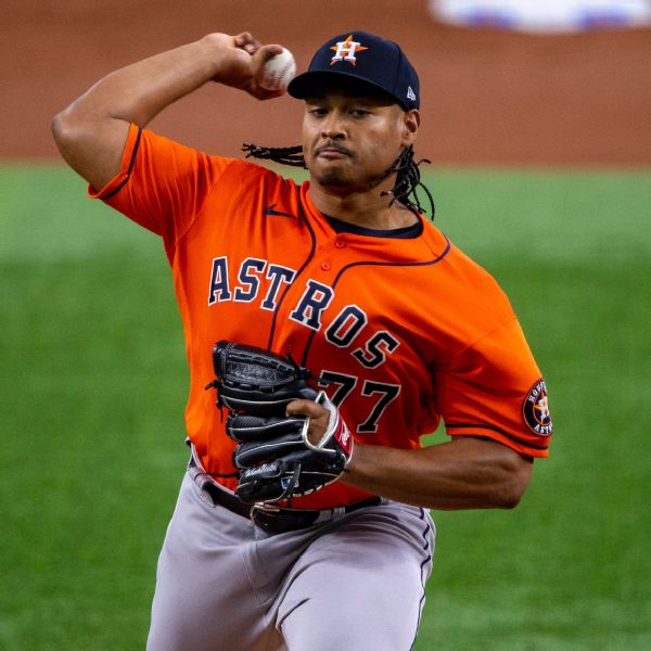 Houston Astros' Luis Garcia is Phil Maton's first pitcher to throw flawless innings in a single game