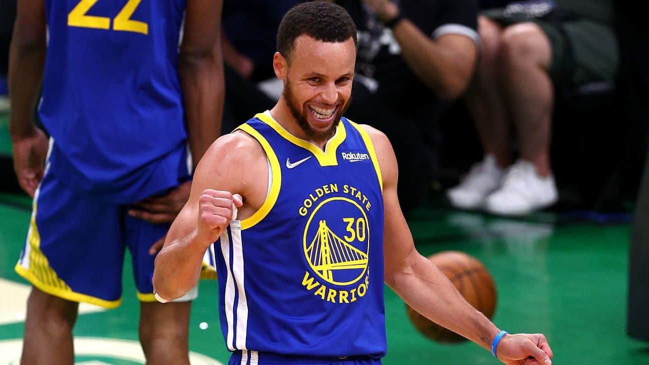 Golden State Warriors selected as early NBA title favourites for next season; Celtics, Nets next
