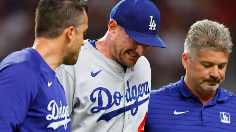 Los Angeles Dodgers' right-handed reliever Daniel Hudson is out for the rest of the season.