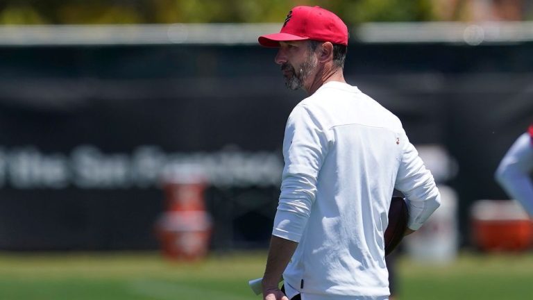After players throw punches during practice, Kyle Shanahan of the San Francisco 49ers draws a line on toughness
