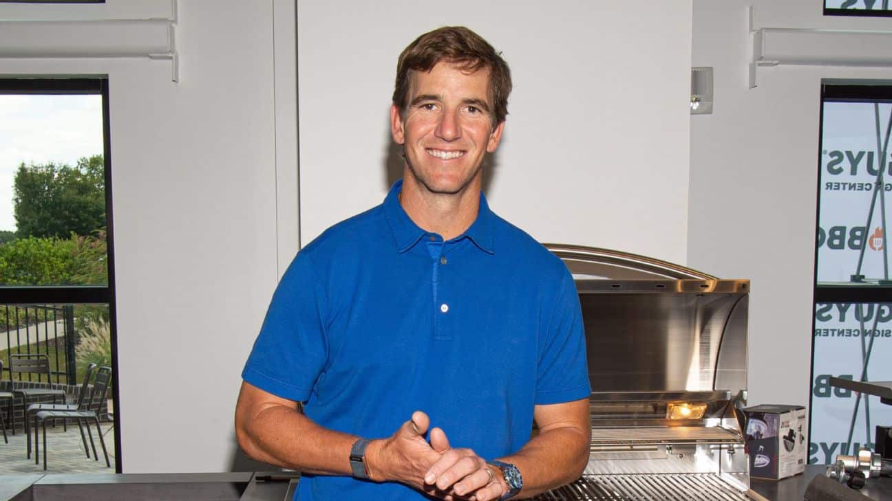 Eli Manning describes his personal style as "the boring look"