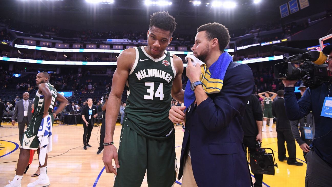 Giannis Antetokounmpo, Milwaukee Bucks' star, says Stephen Curry is the best player in NBA after leading Golden State Warriors win to title