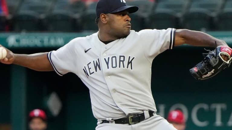 Luis Severino throws seven innings of no hit ball to help the New York Yankees defeat Texas Rangers