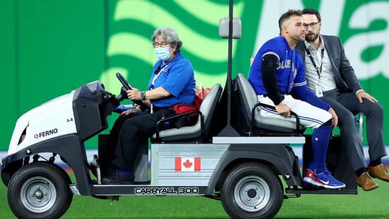 Toronto Blue Jays OF George Springer still waiting for travel clearance following concussion