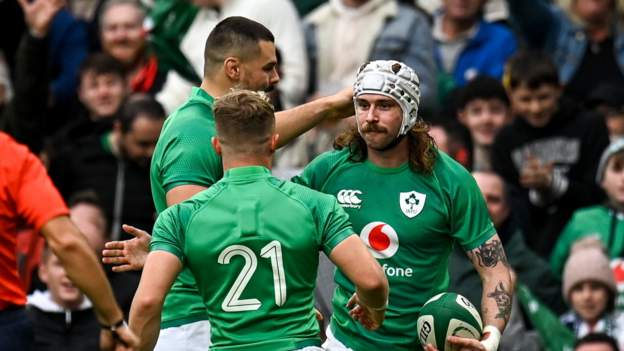 Ireland 35-17 Fiji - Hosts overcome early setbacks to win comfortable victory