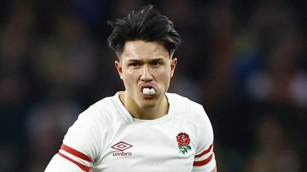 Marcus Smith: England and Harlequins fly half out for at least one month with an ankle injury