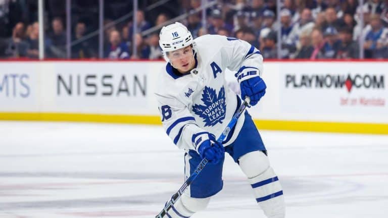 Mitchell Marner tied Leafs franchise-record point streak
