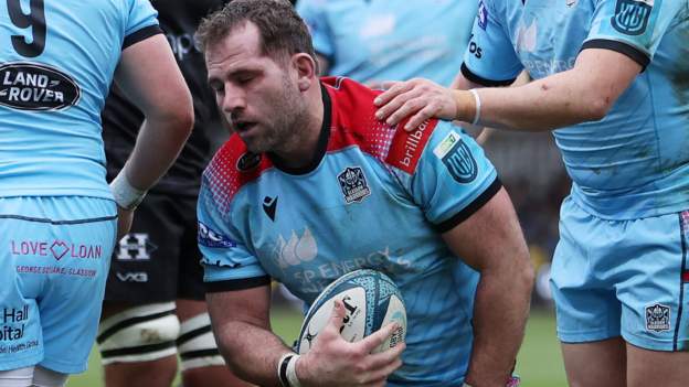 United Rugby Championship: Dragons 28-42 Glasgow Warriors - Brown double helps guests lengthen unbeaten run