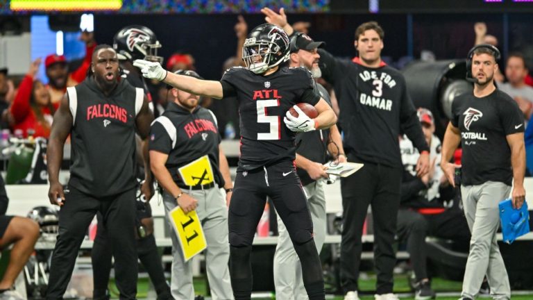 Atlanta Falcons receiver Drake London not overly impressed with record-setting rookie 12 months - Atlanta Falcons Weblog