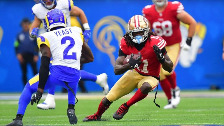 Supply - 49ers main WR Brandon Aiyuk possible out vs. Giants